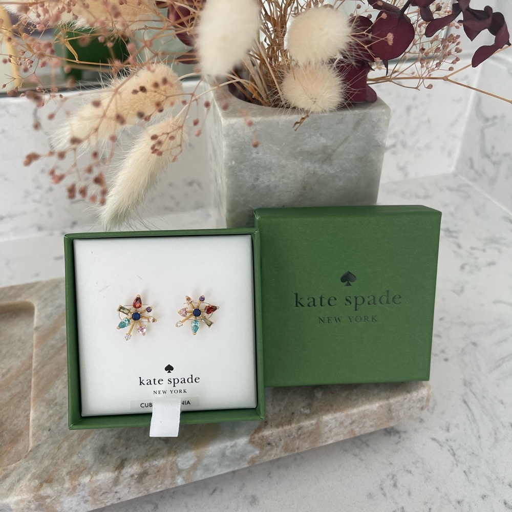 Kate Spade Multicolor Floral Earrings